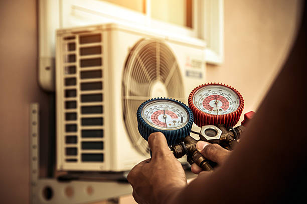 Professional Furnace Repair technician working in Midland, MI
